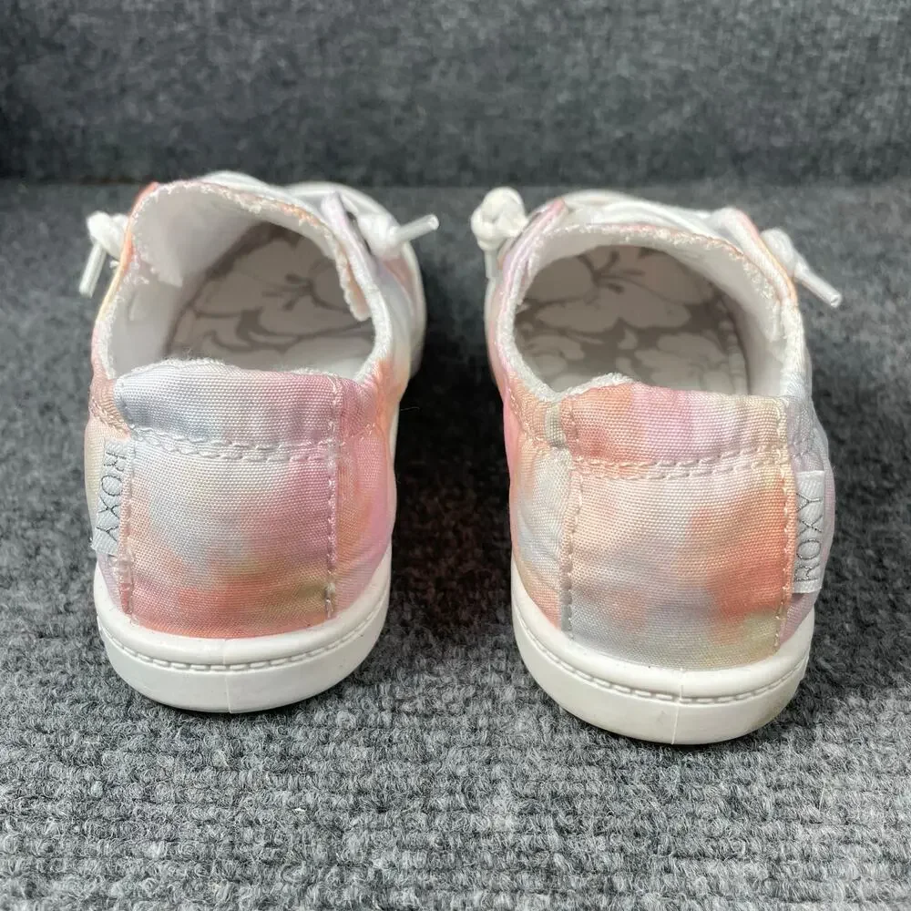Roxy Youth RG Bayshore 4 Slip On Sneaker Size 13 Toddler Pink Casual